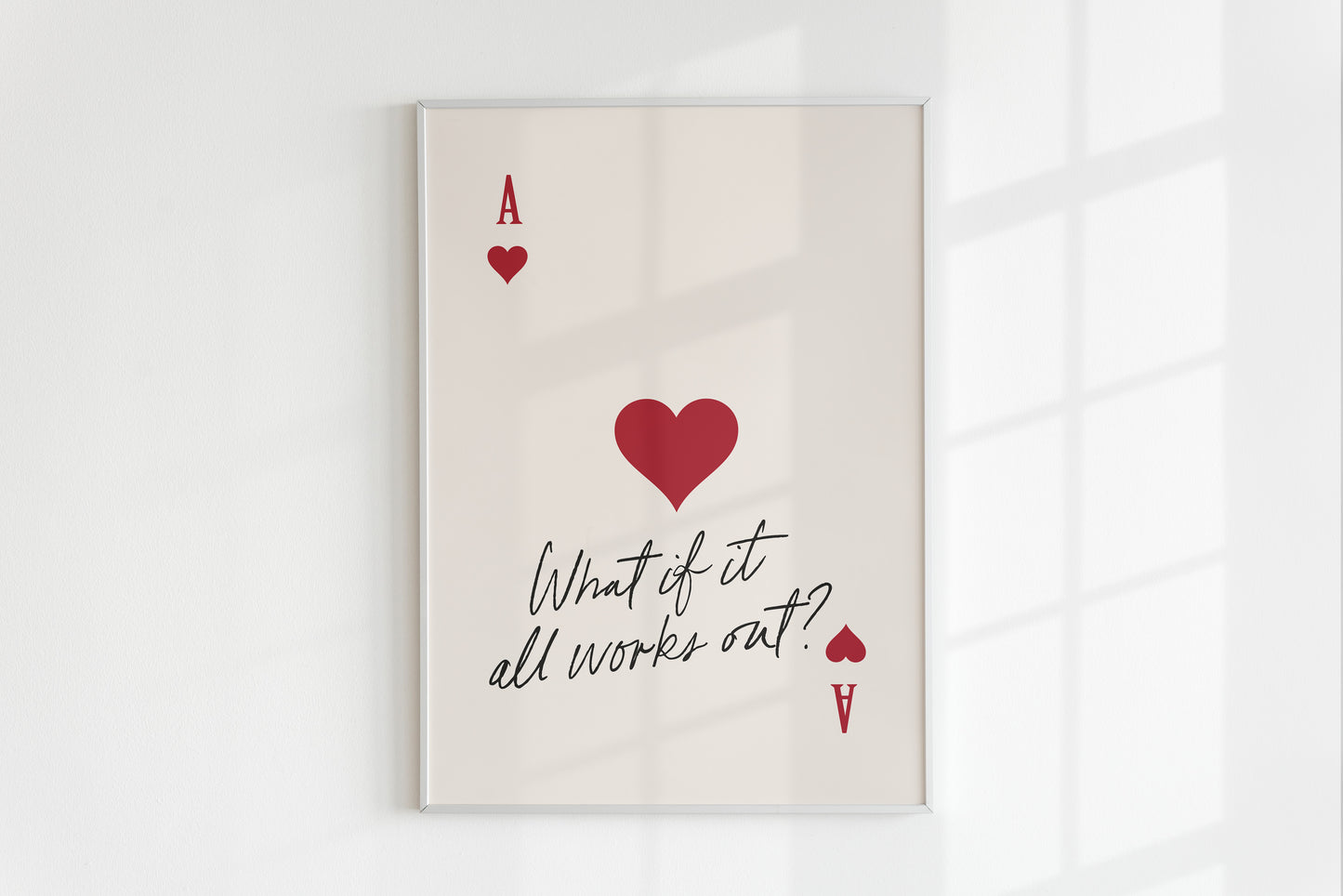 What if it All Works Out Red Ace