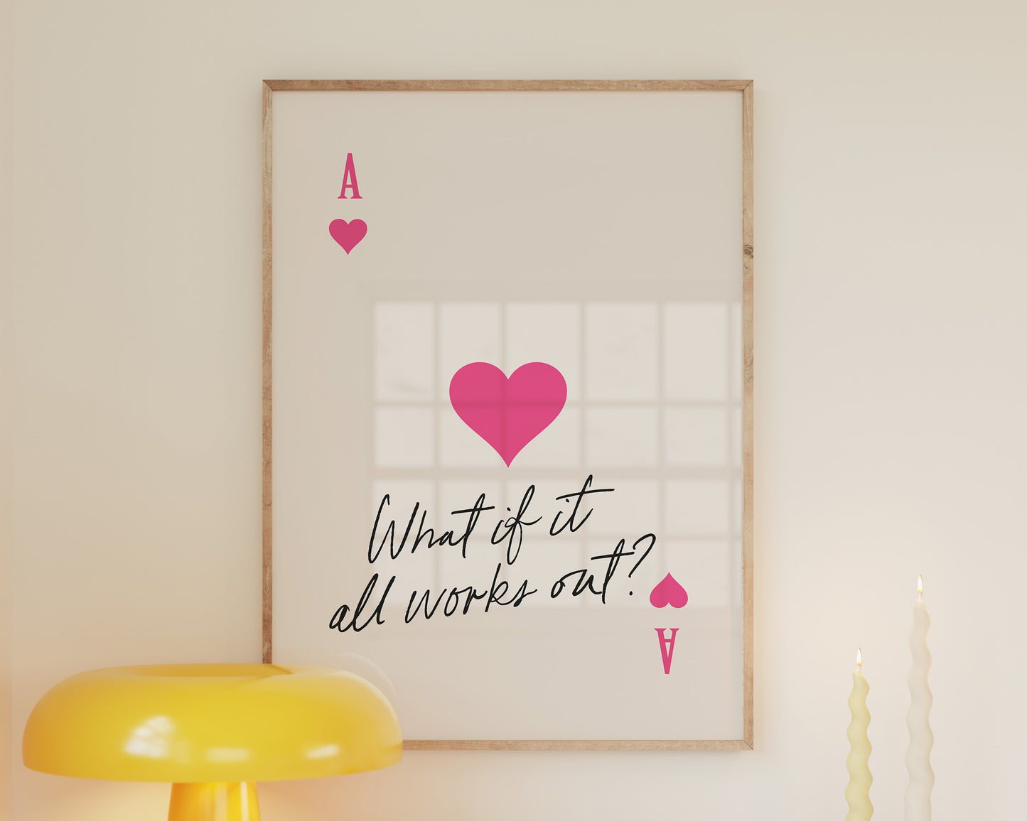 What if it All Works Out Pink Ace