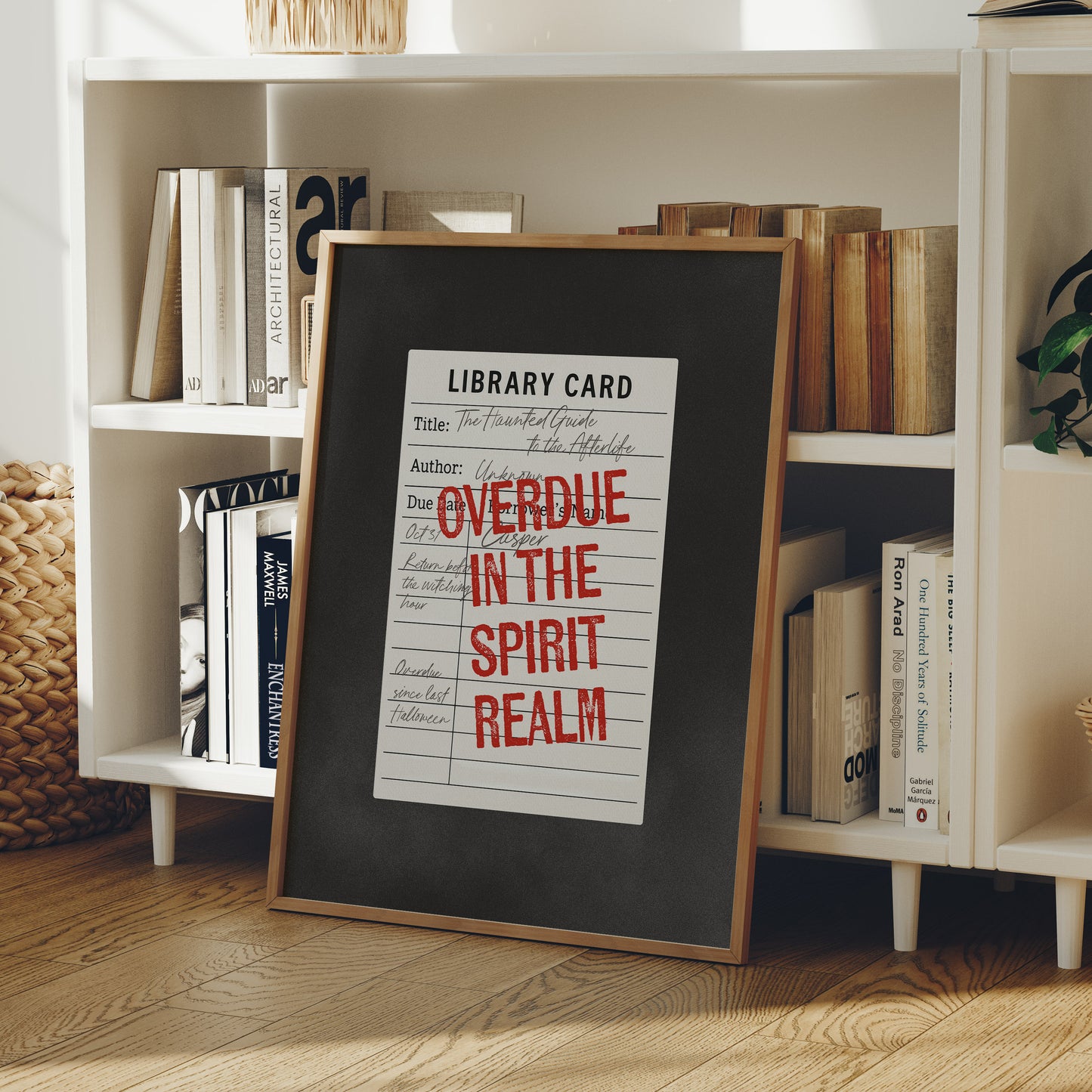Haunted Library Card