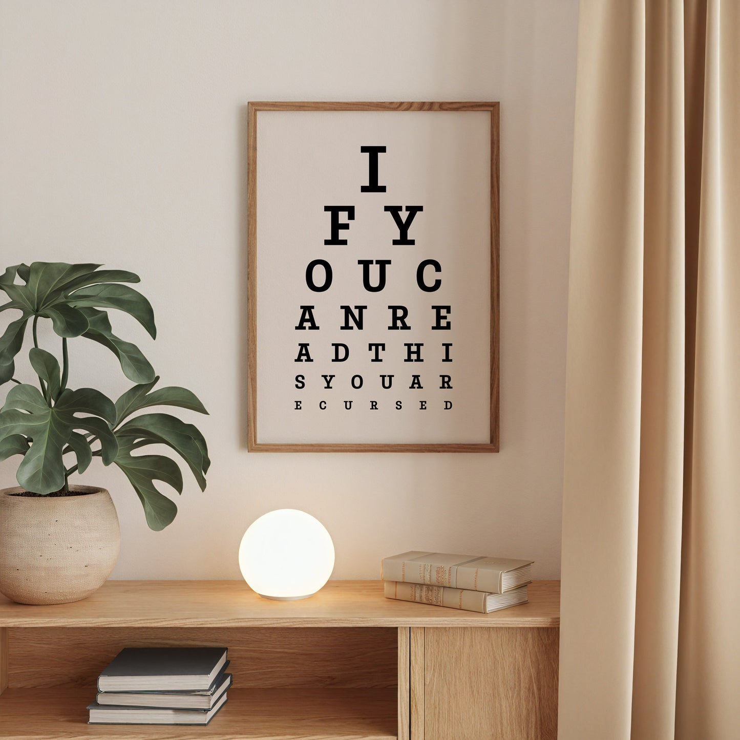 You Are Cursed Eye Chart