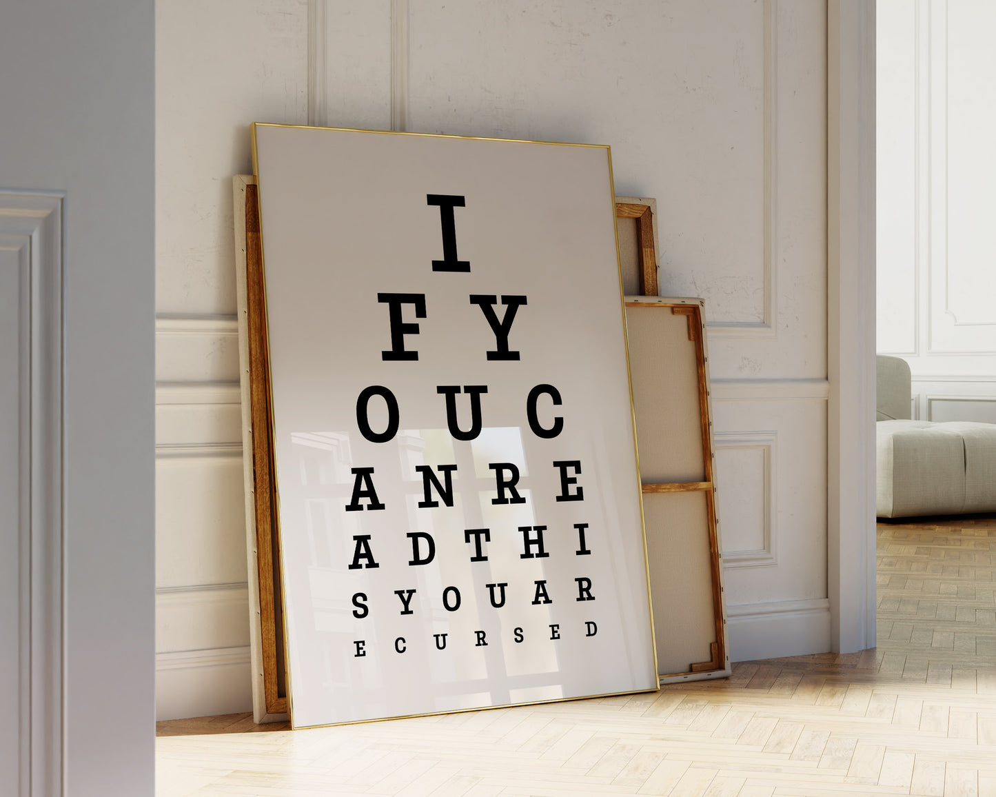 You Are Cursed Eye Chart