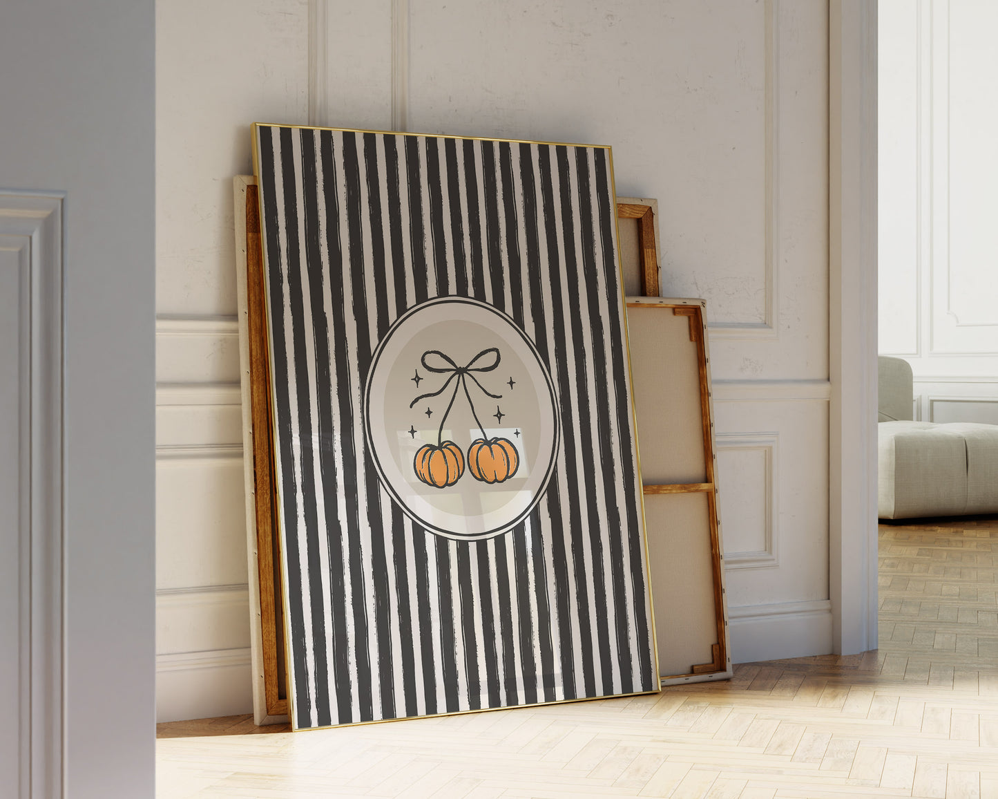 Striped Coquette Pumpkin