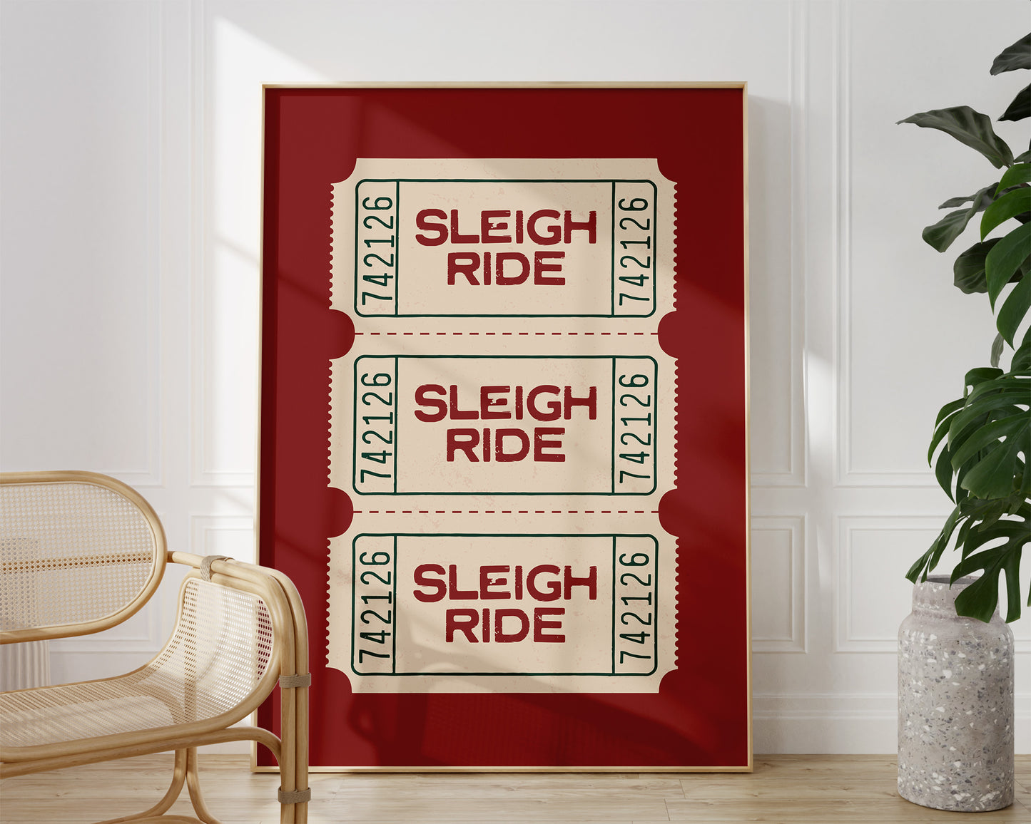 Sleigh Ride Ticket Stub