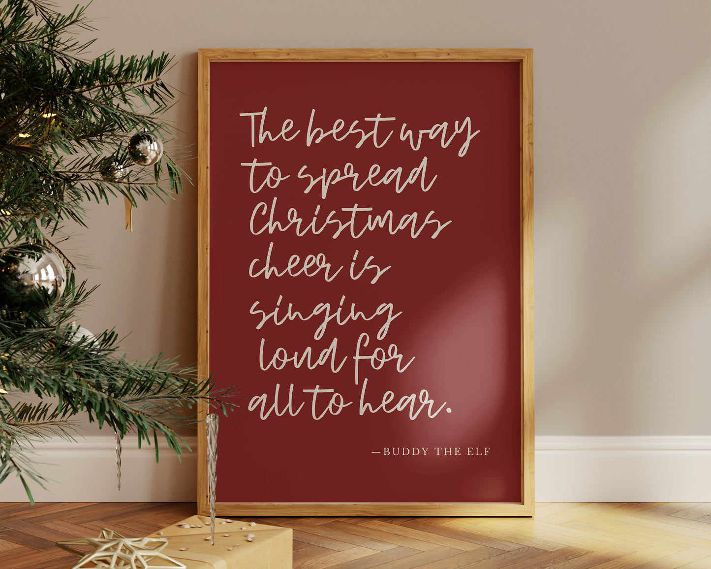 Red Buddy the Elf Quote