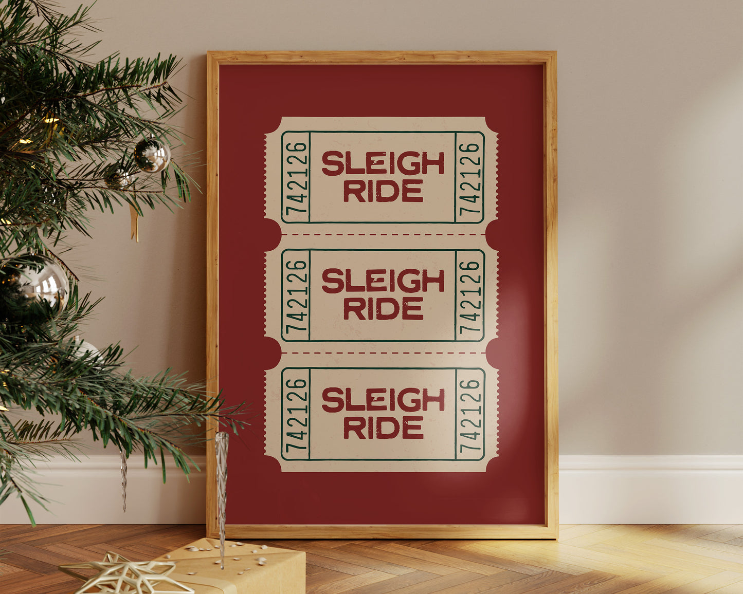 Sleigh Ride Ticket Stub
