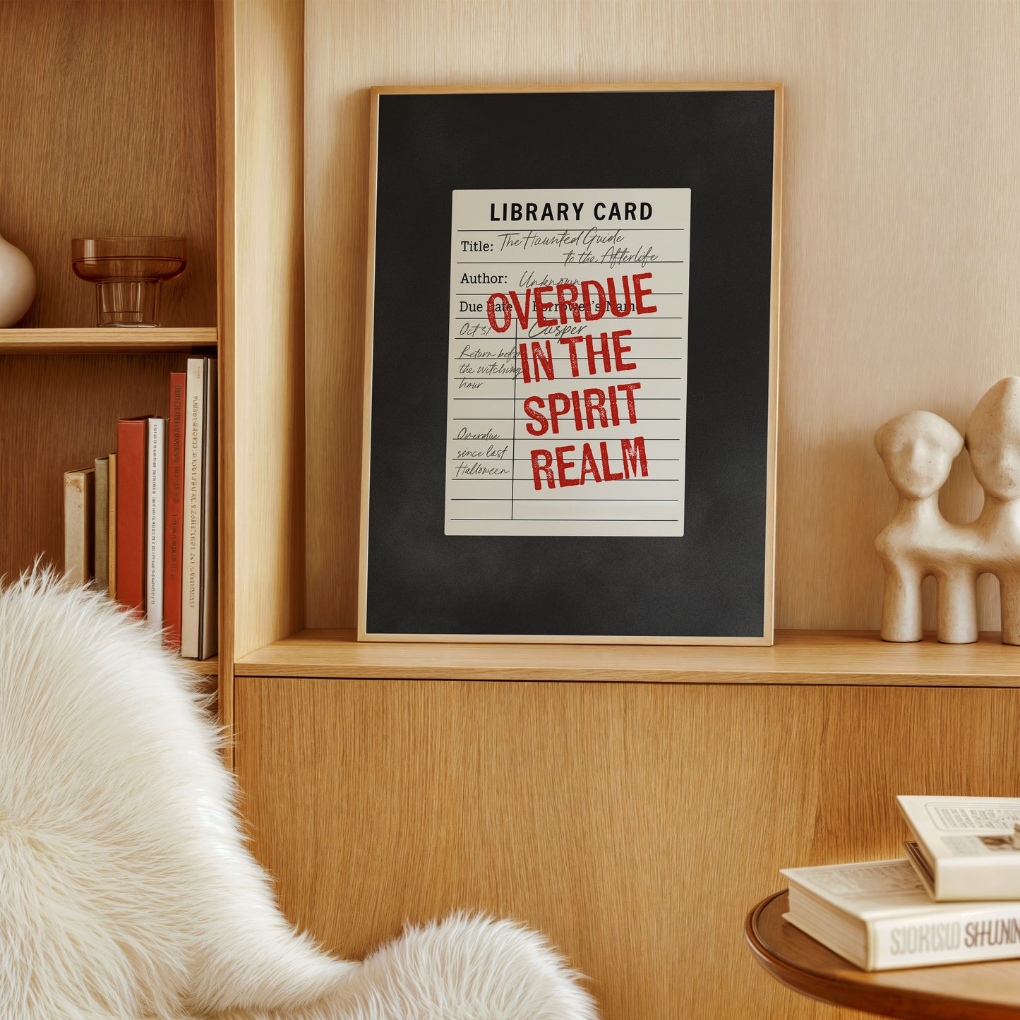 Haunted Library Card