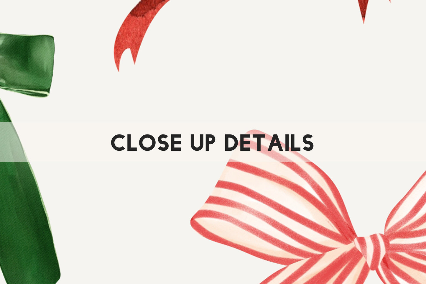 Colorful Coquette Christmas Bows