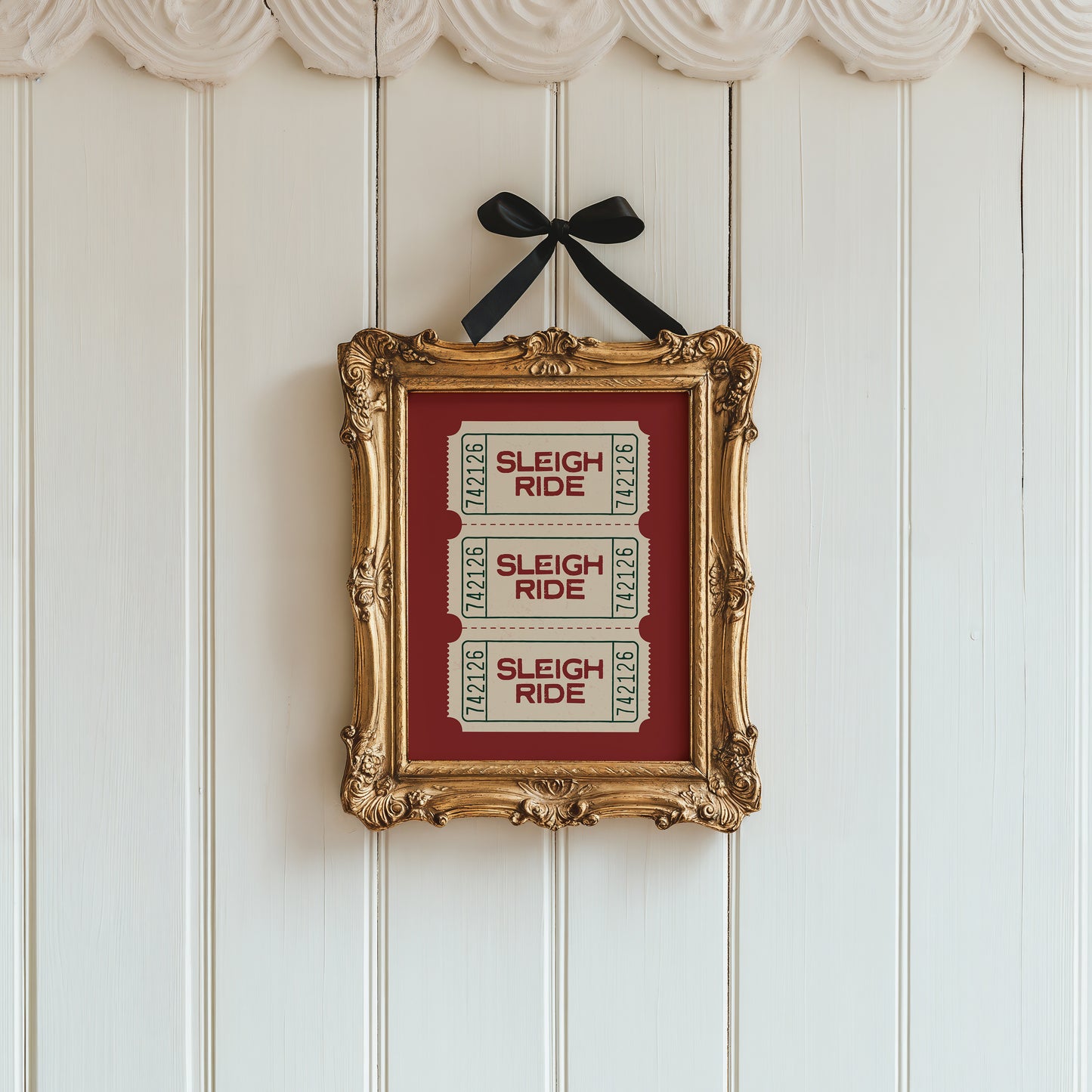 Sleigh Ride Ticket Stub