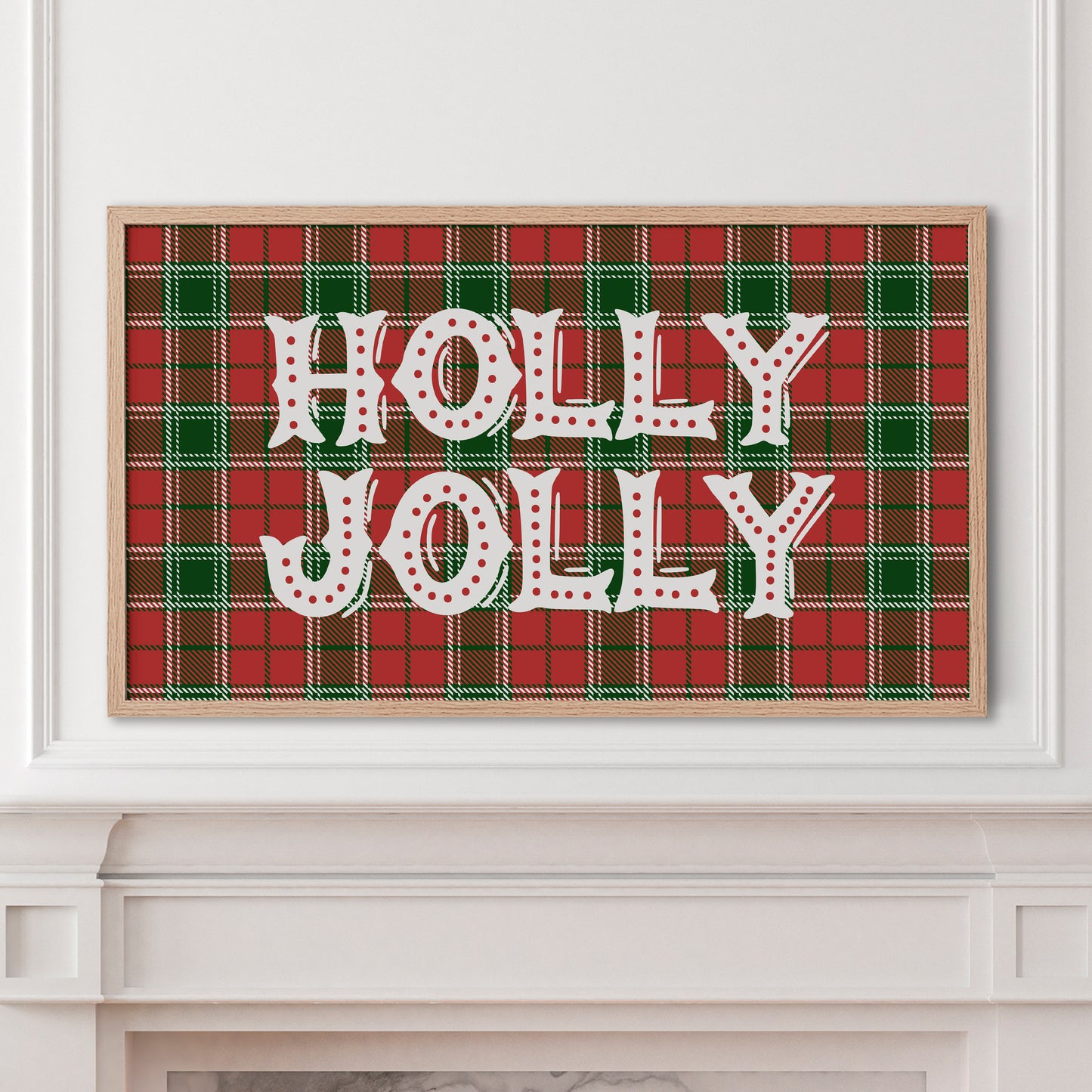 Plaid Holly Jolly Christmas