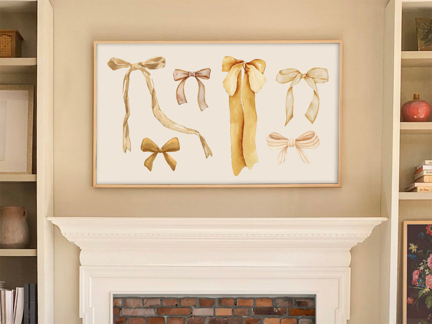 Gold Coquette Christmas Bows