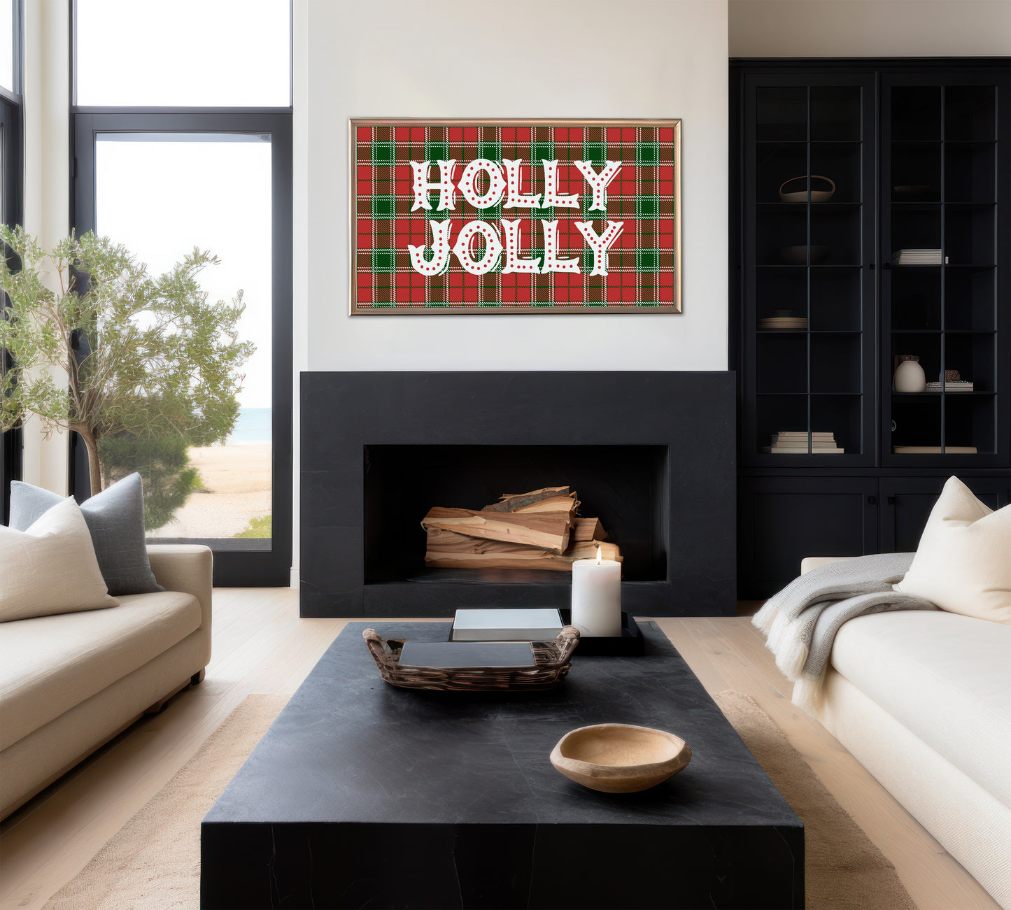 Plaid Holly Jolly Christmas