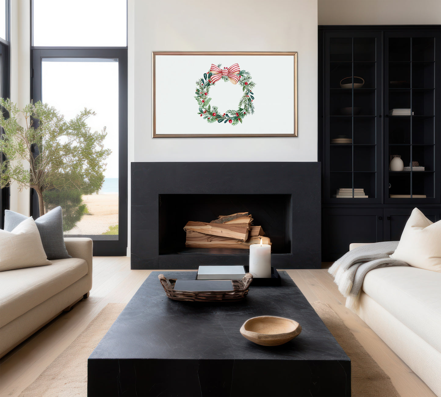 Winter Christmas Wreath