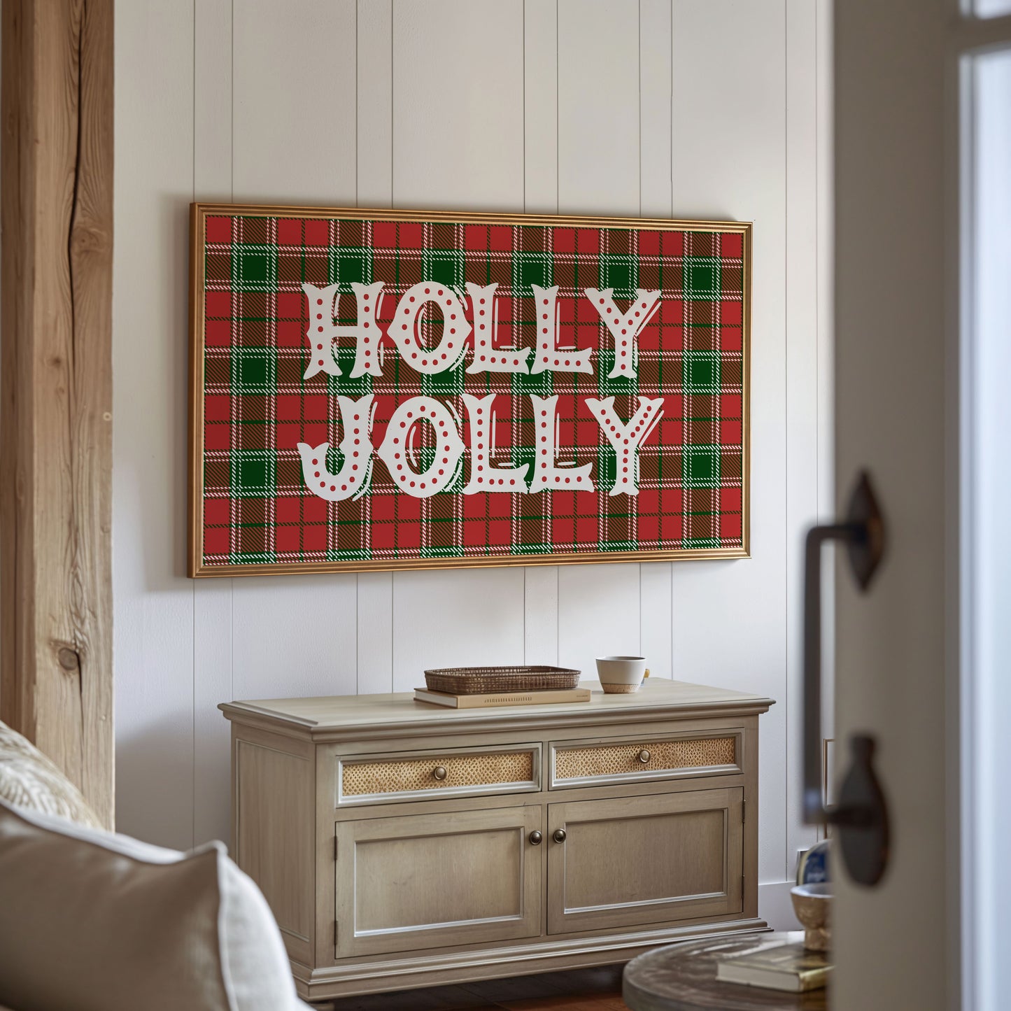 Plaid Holly Jolly Christmas