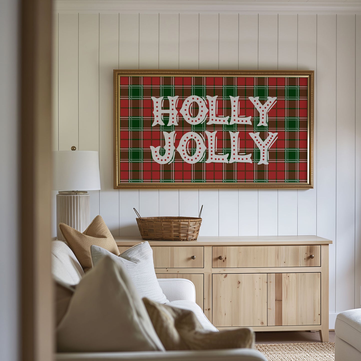 Plaid Holly Jolly Christmas