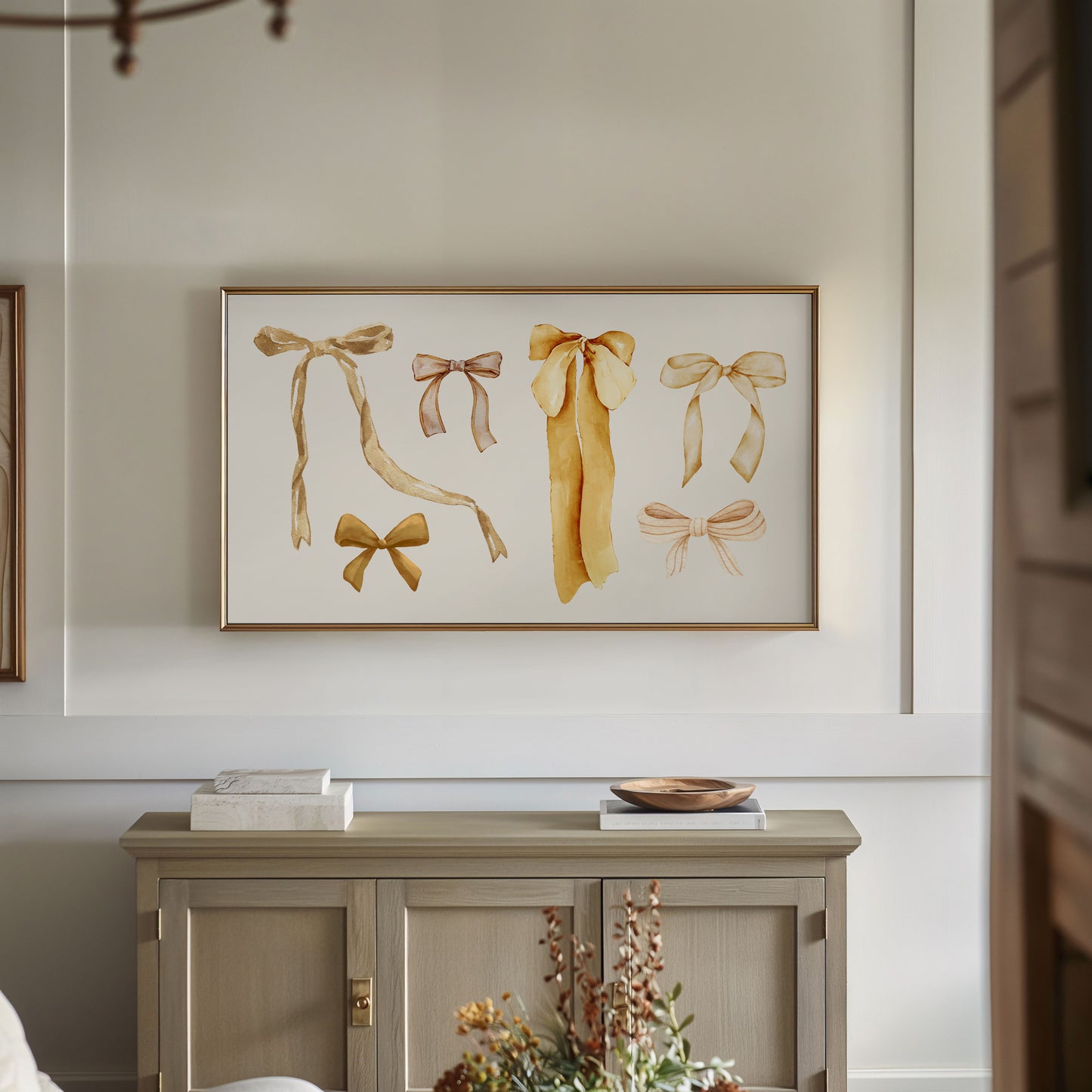 Gold Coquette Christmas Bows