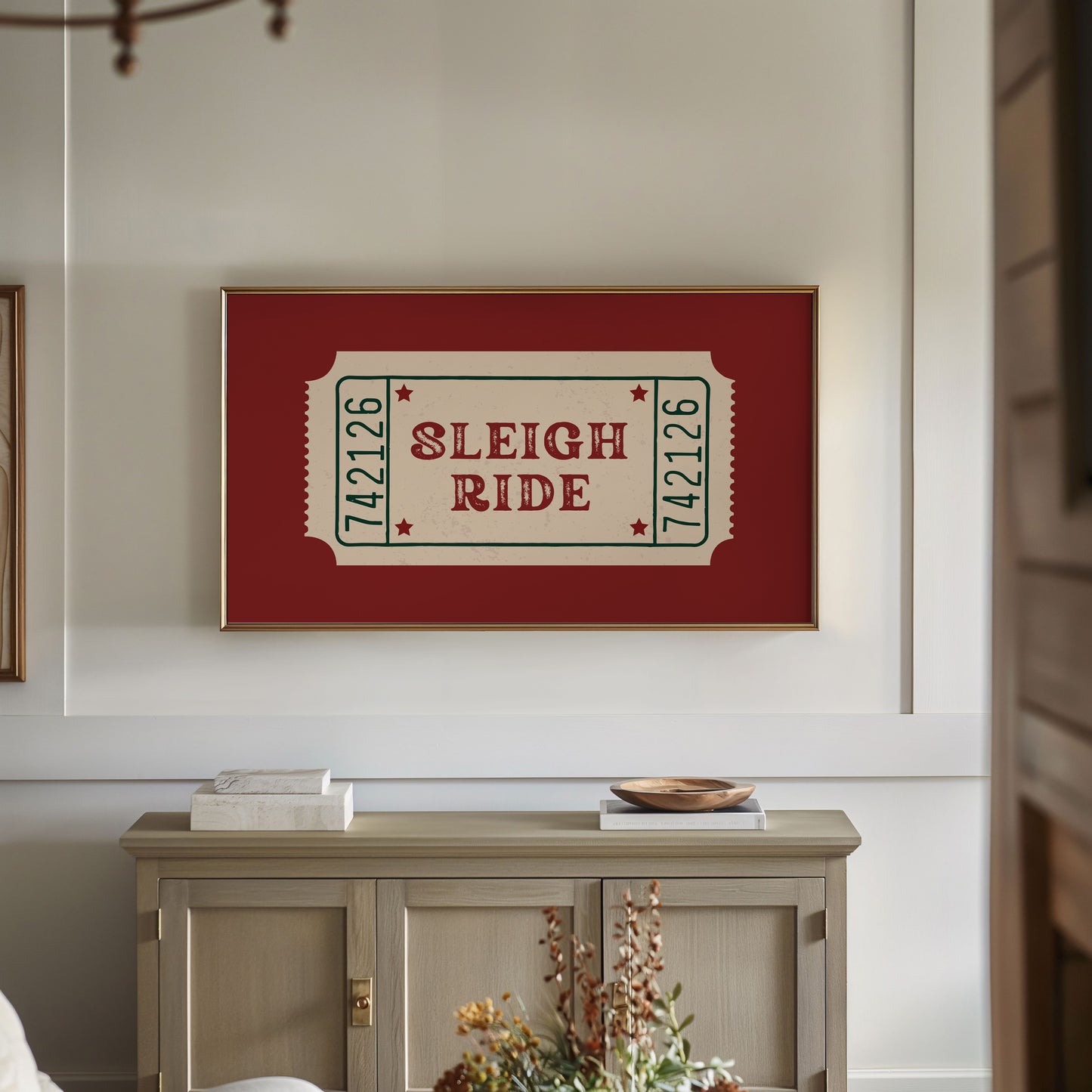 Sleigh Ride Ticket