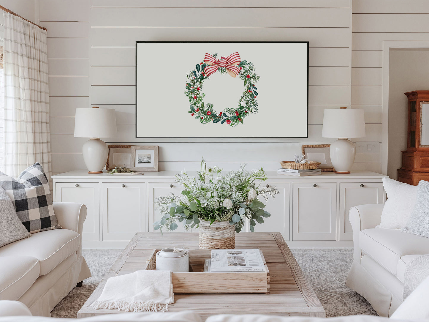 Winter Christmas Wreath