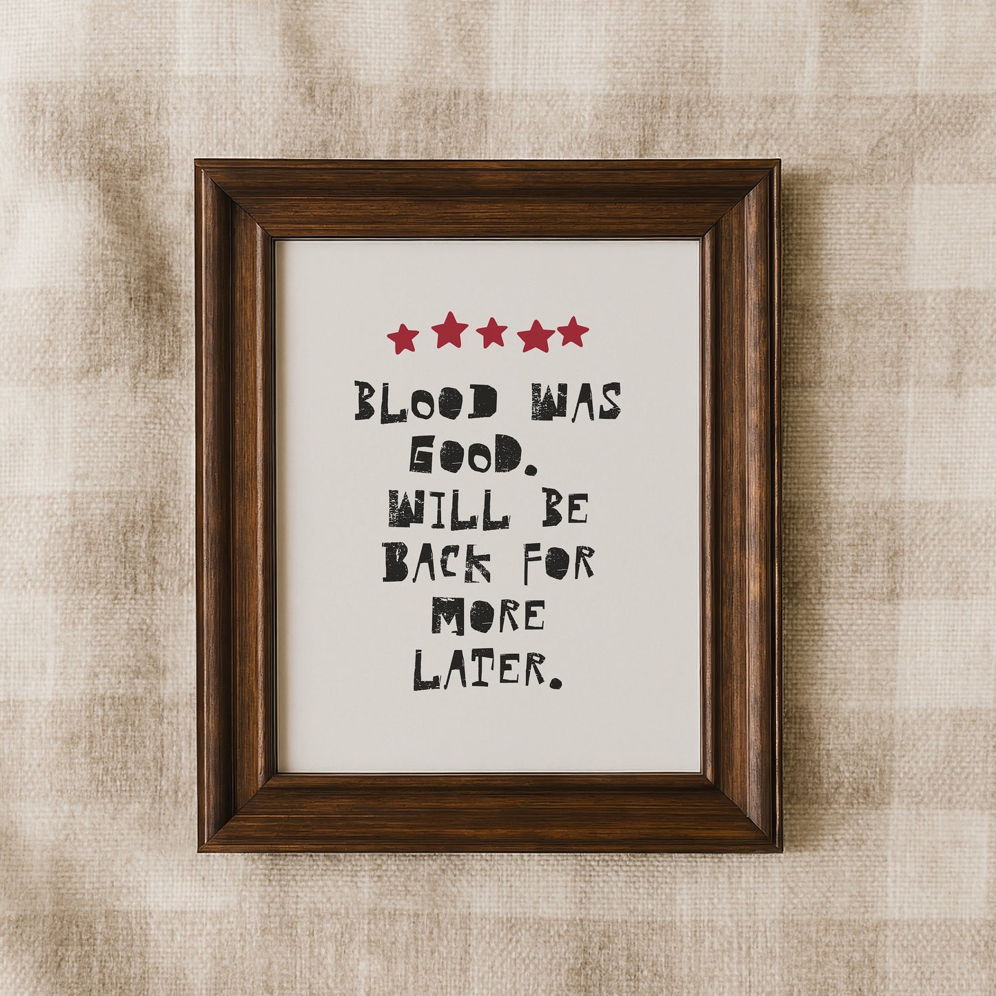 Blood Was Good Vampire's Review