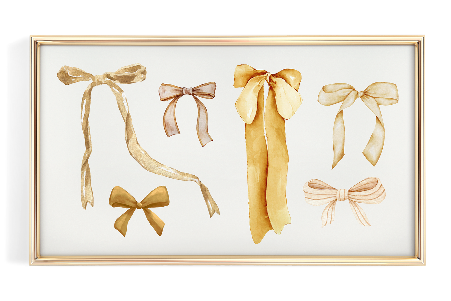 Gold Coquette Christmas Bows