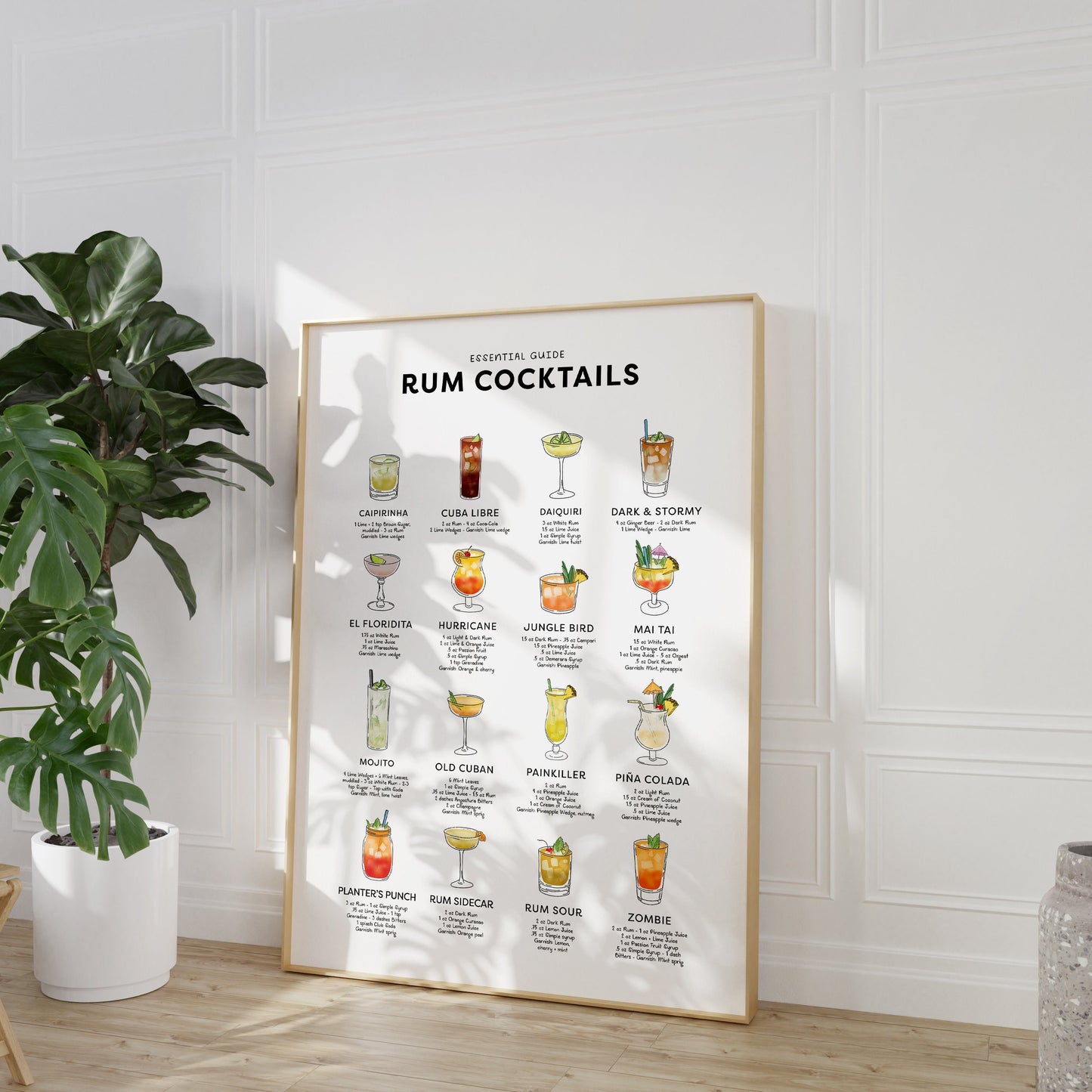 Tropical Rum Cocktail Recipes