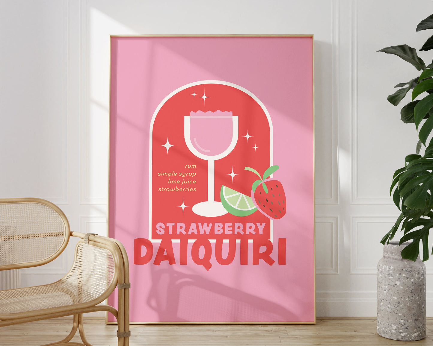 Strawberry Daiquiri Cocktail