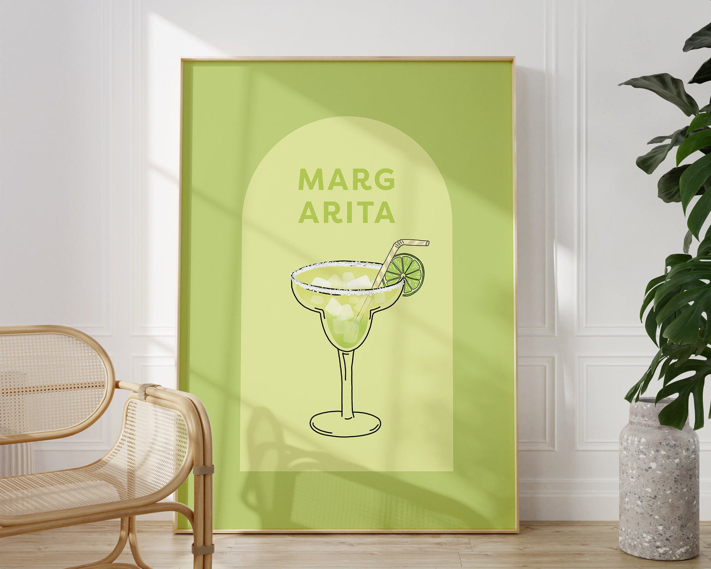 Retro Margarita Cocktail
