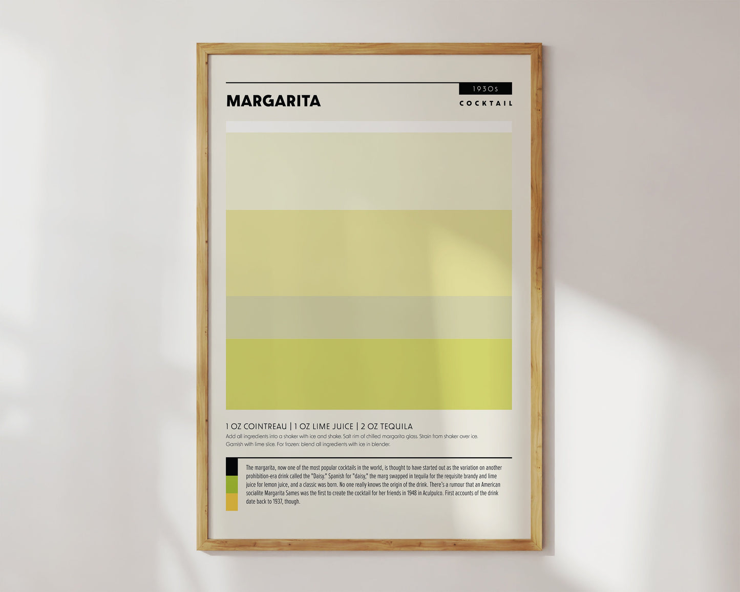 Minimalist Margarita Cocktail