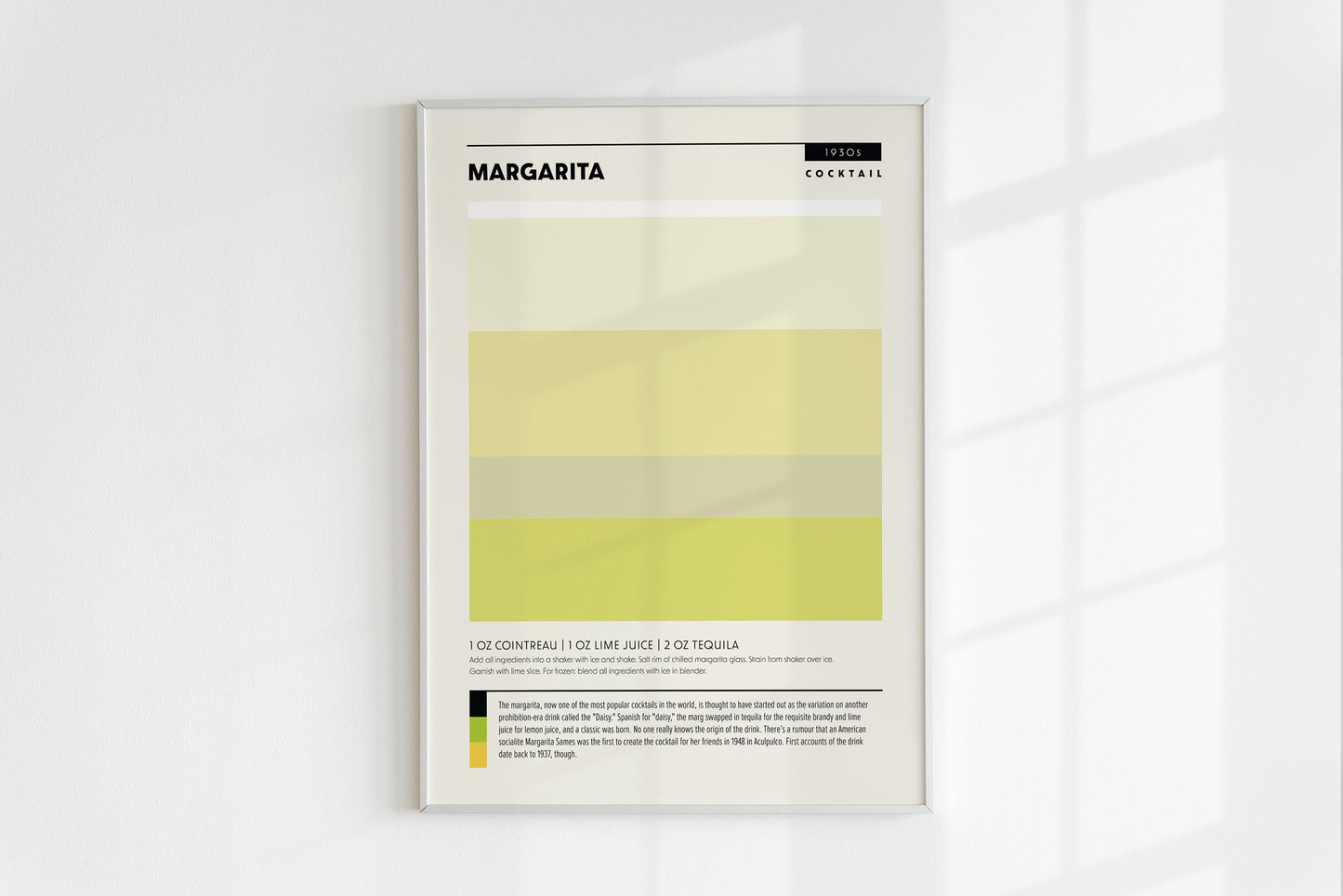Minimalist Margarita Cocktail