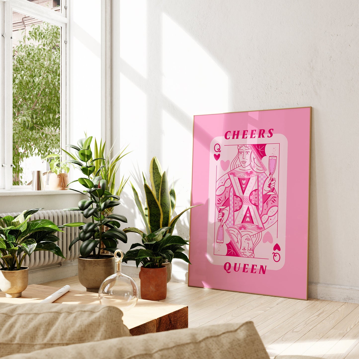 Cheers Queen Playing Card