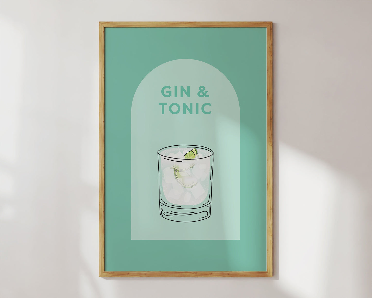 Gin and Tonic Cocktail