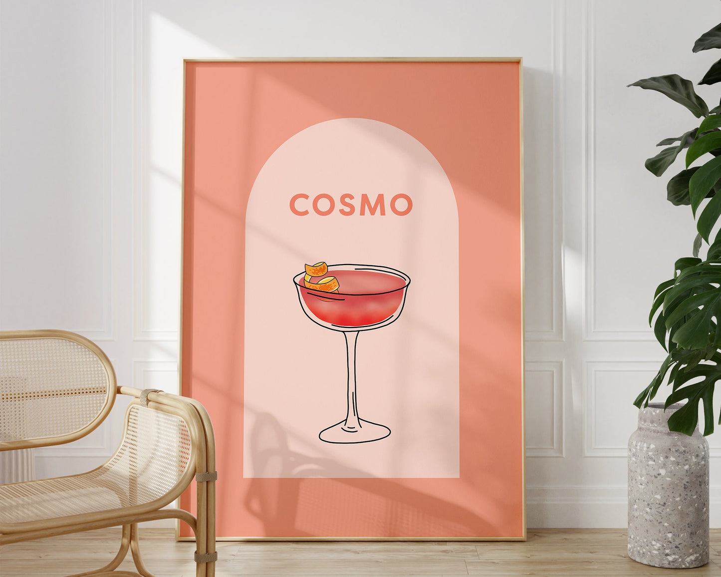 Pink Cosmopolitan Cocktail