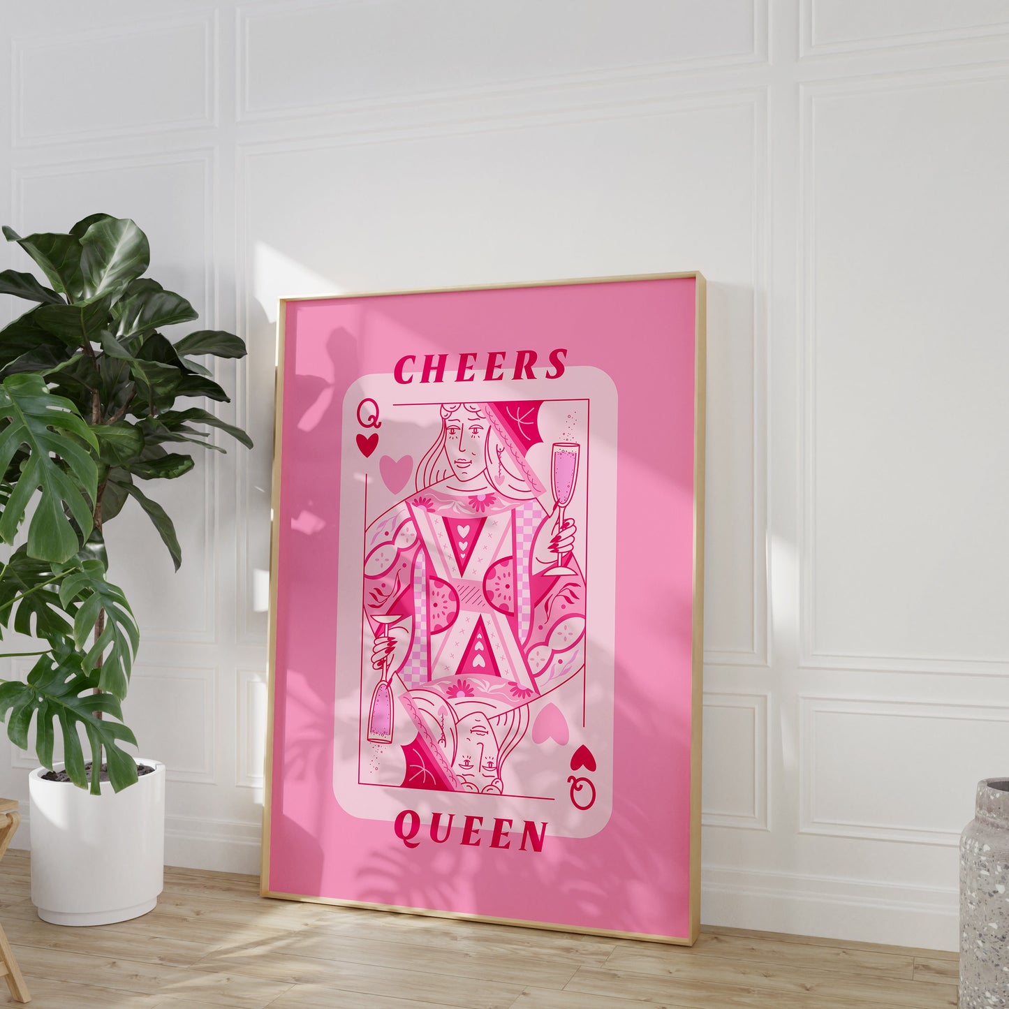 Cheers Queen Playing Card