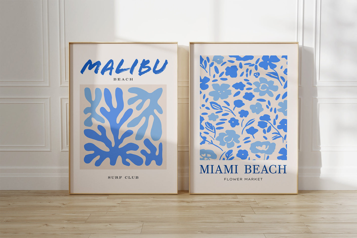 Blue Flower Market Set