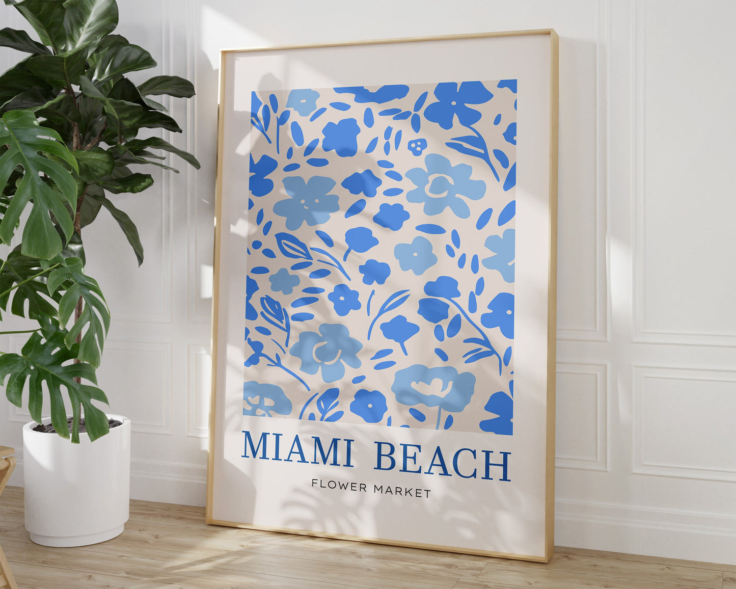 Blue Flower Market Set