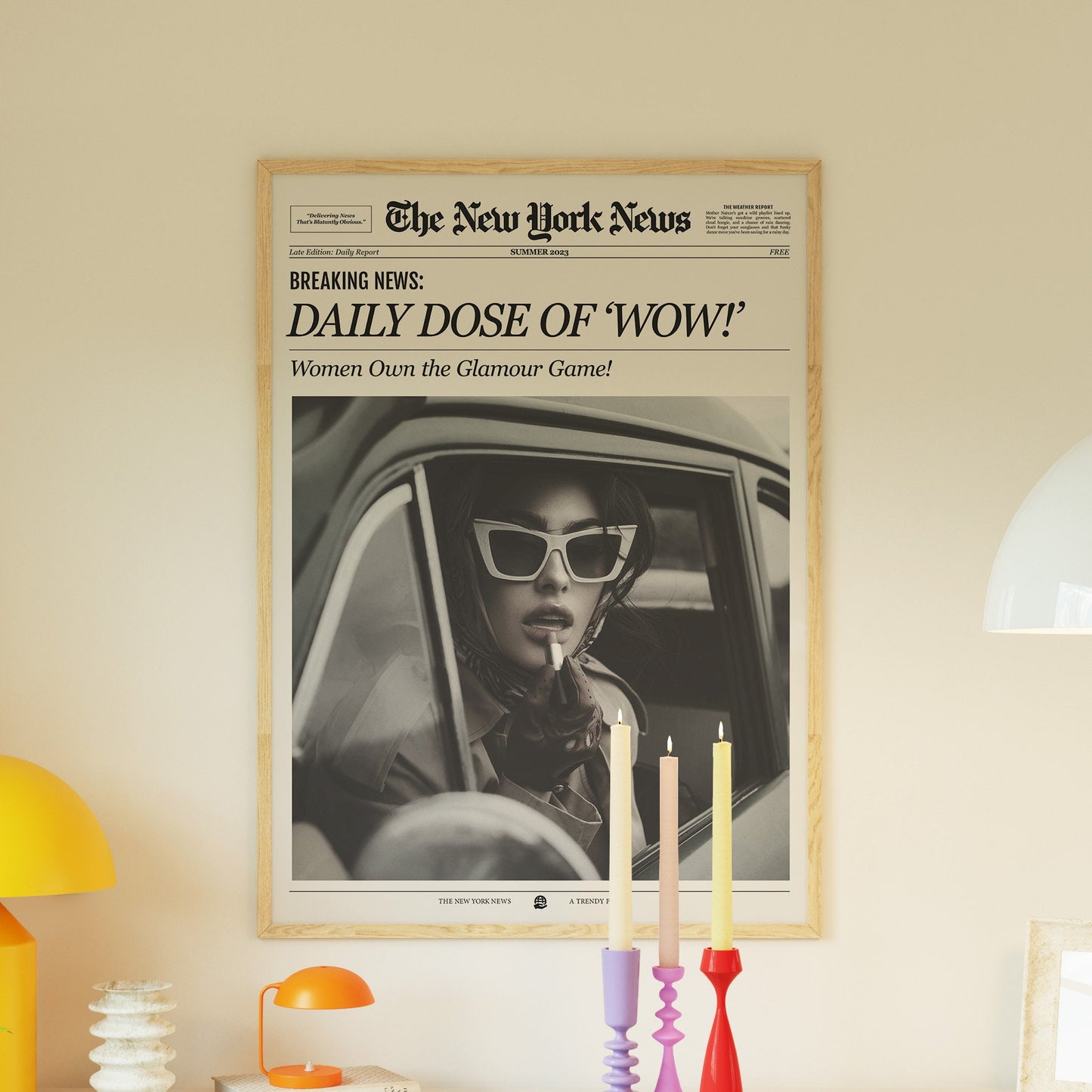 Hot Girls Affirmation Newspaper