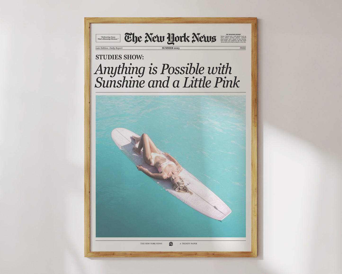 Coastal Beachy Newspaper