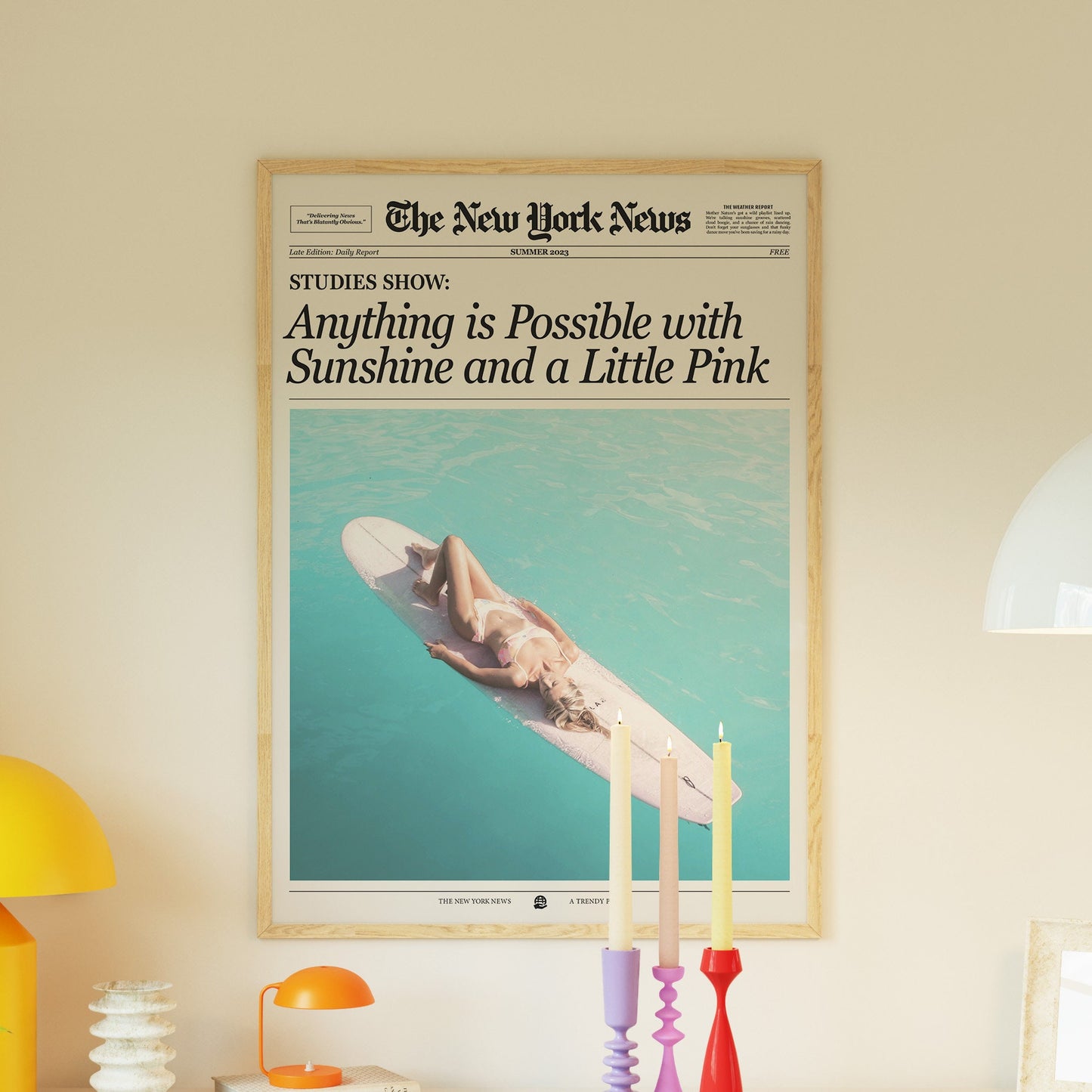 Coastal Beachy Newspaper