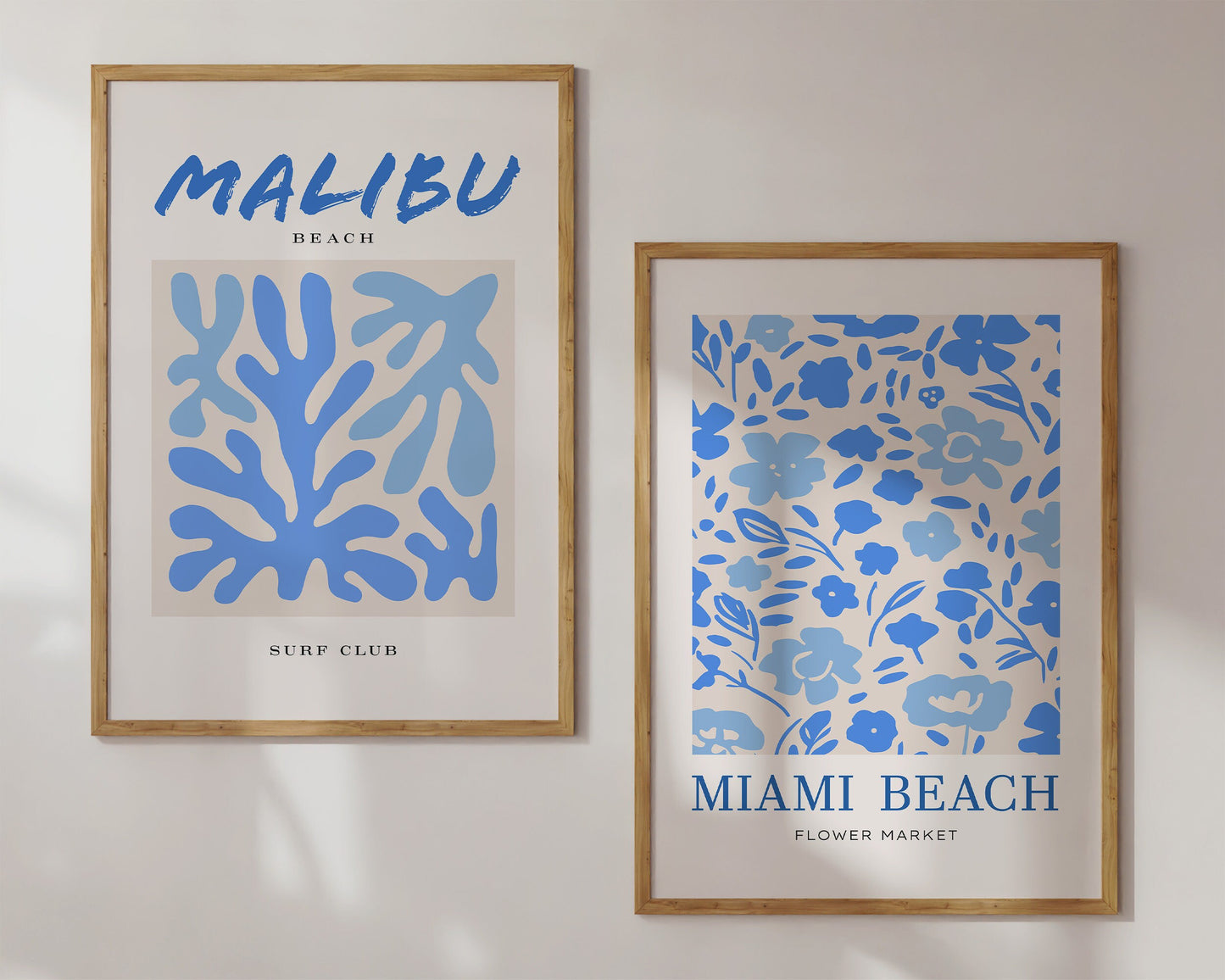 Blue Flower Market Set