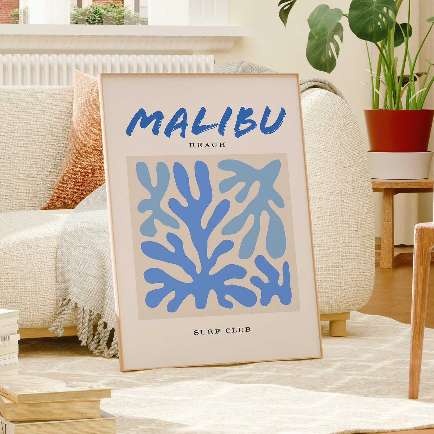 Blue Flower Market Set