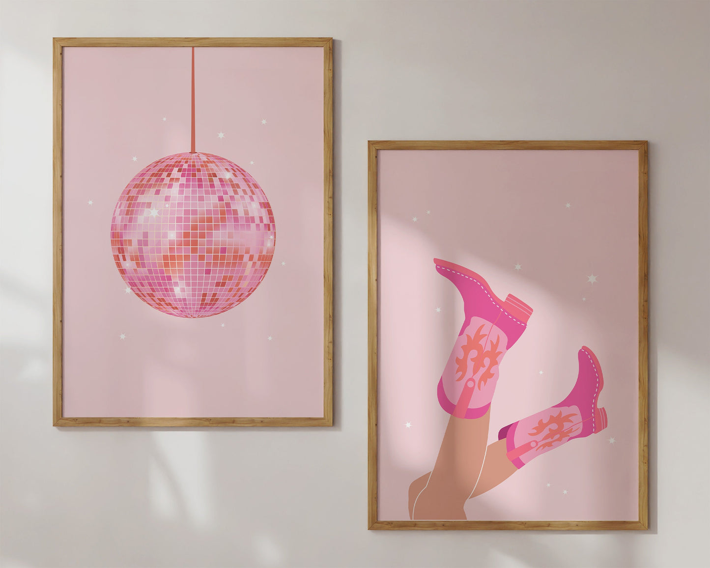 Cowgirl Boots Disco Set