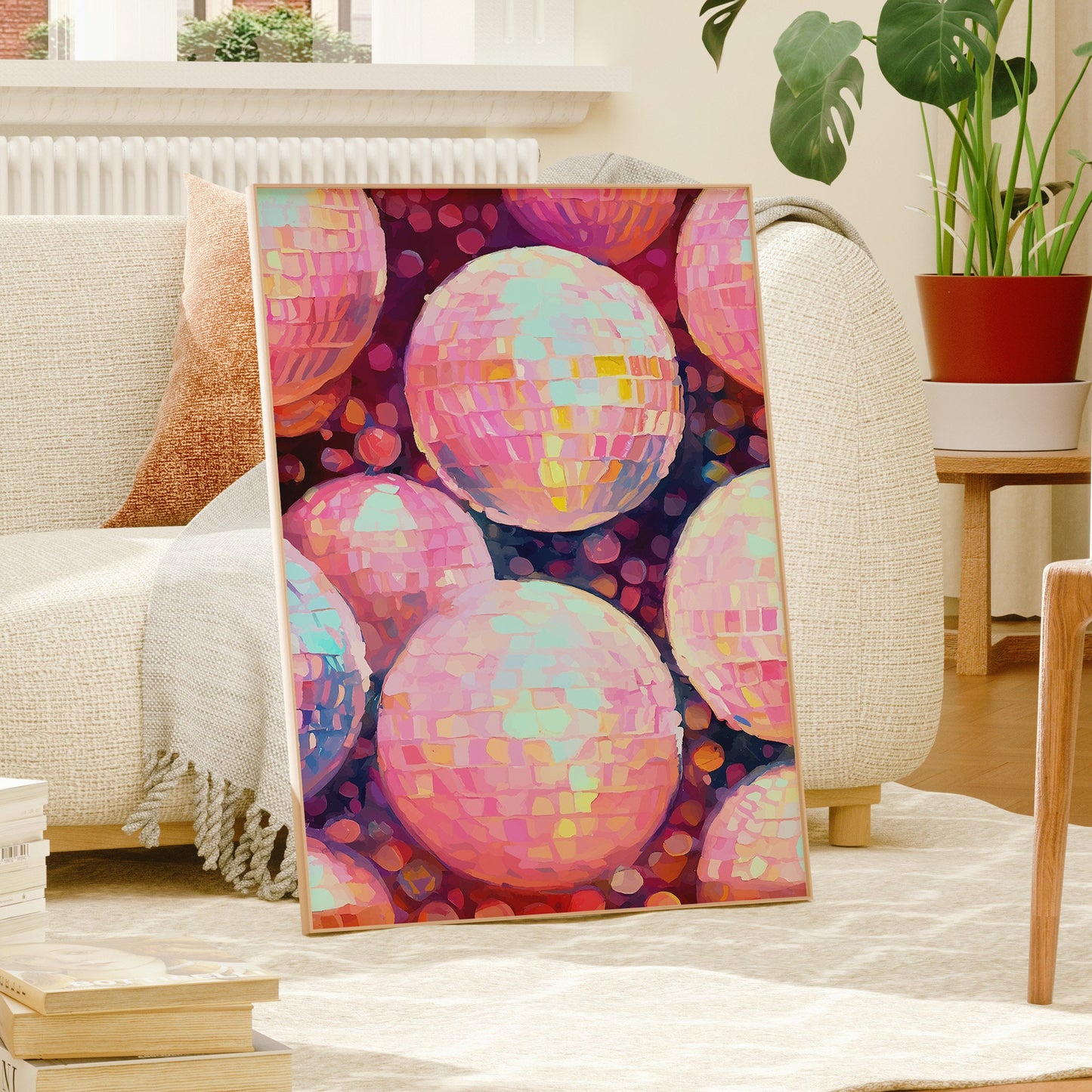 Disco Ball Painting