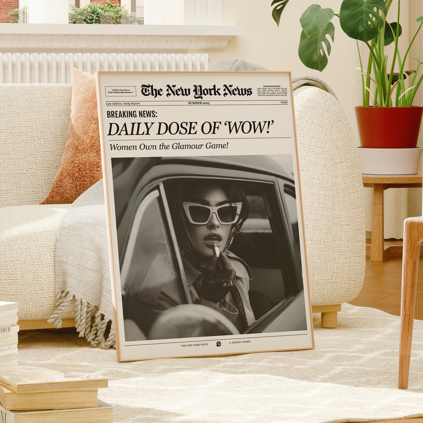 Hot Girls Affirmation Newspaper
