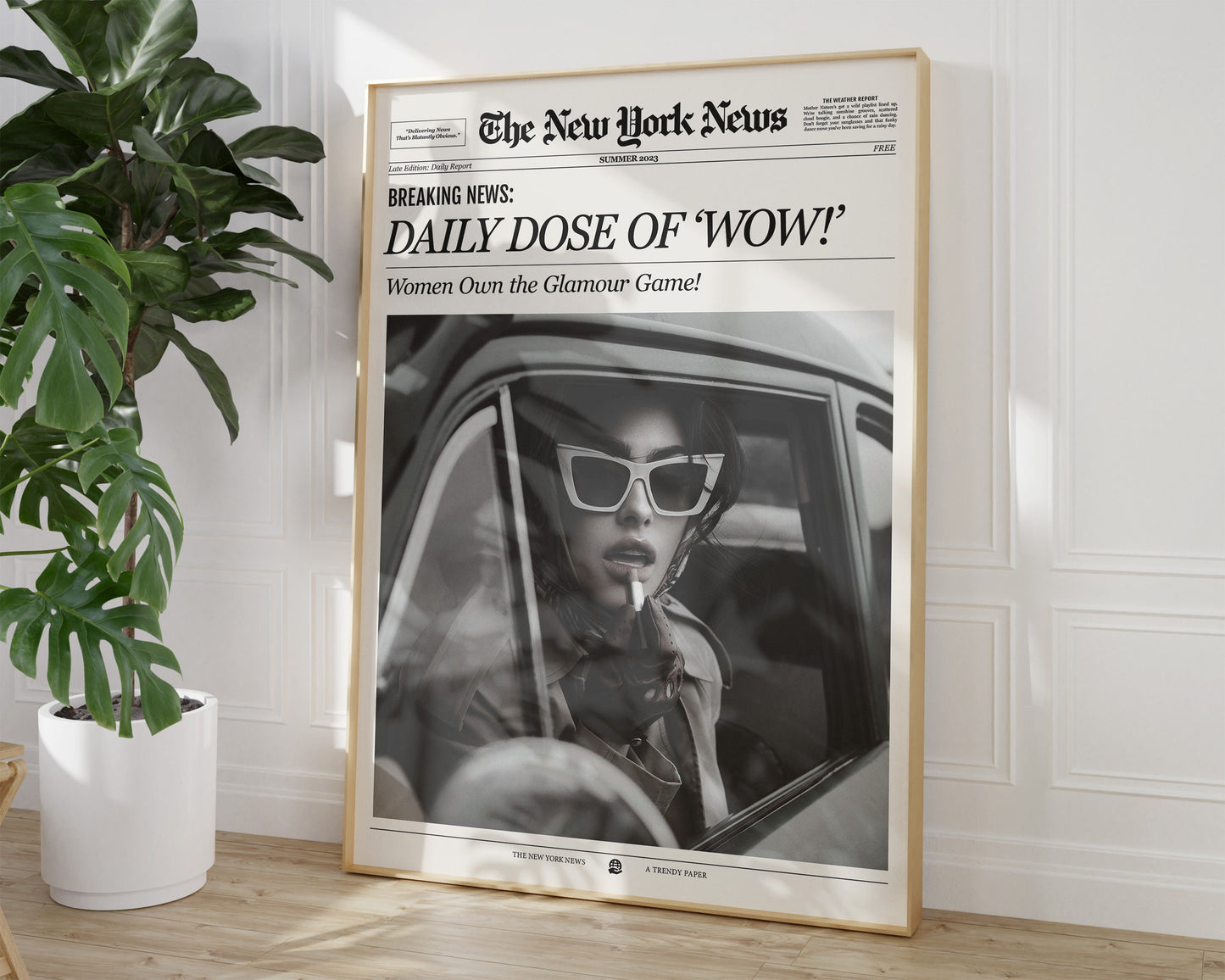 Hot Girls Affirmation Newspaper