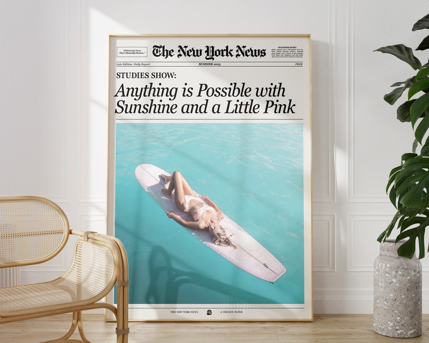 Coastal Beachy Newspaper