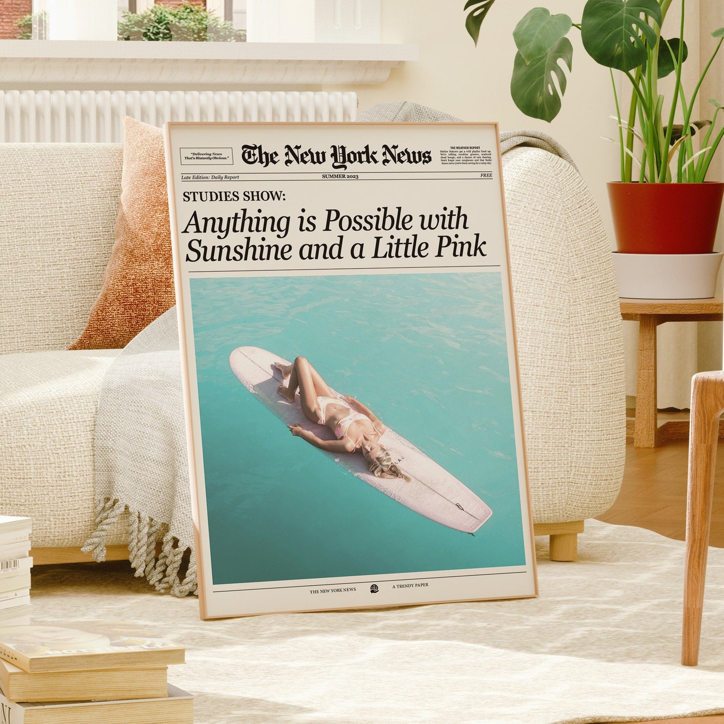 Coastal Beachy Newspaper