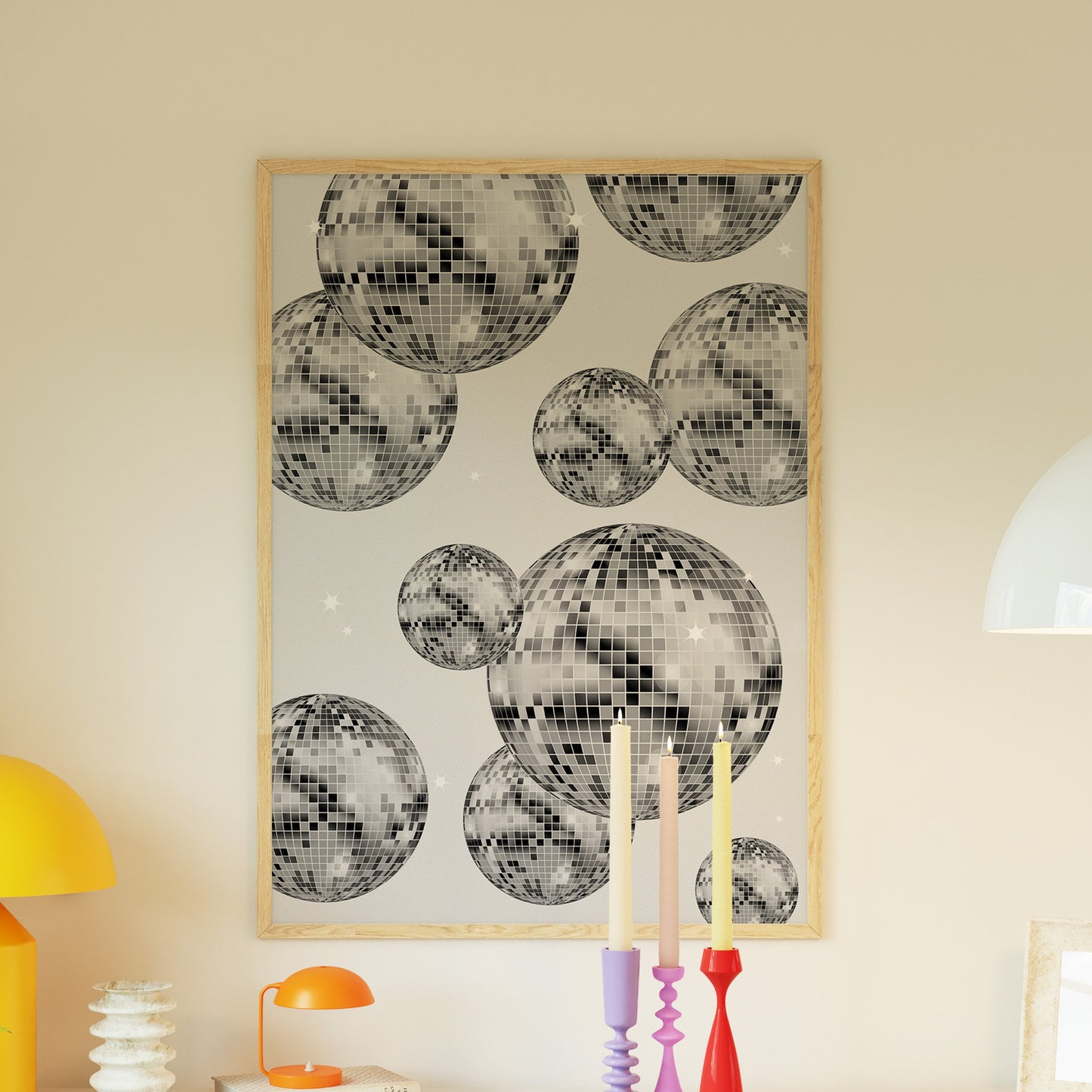 Disco Ball Wall Art