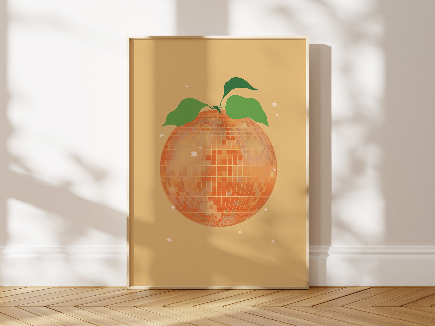 Orange Disco Ball
