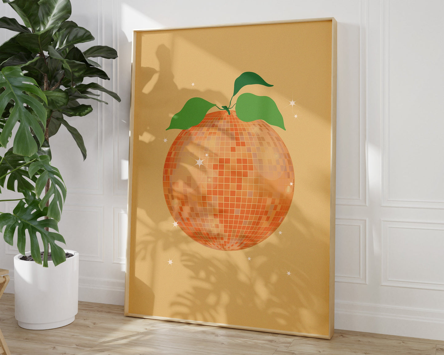 Orange Disco Ball