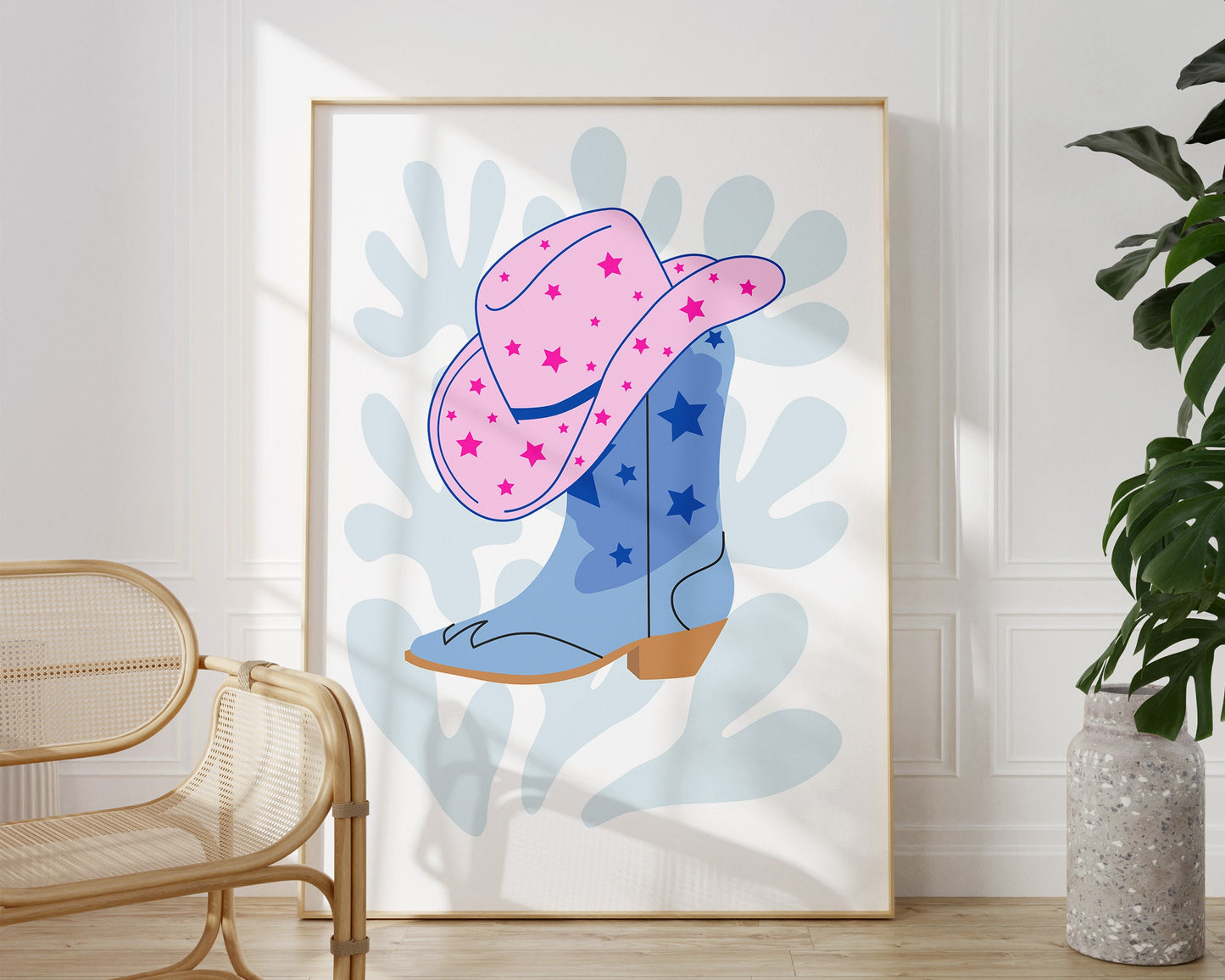 Cowgirl Boots and Hat