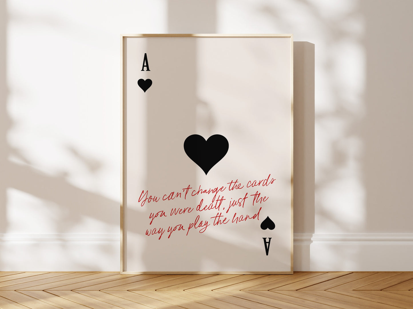 You Can't Change Ace of Hearts
